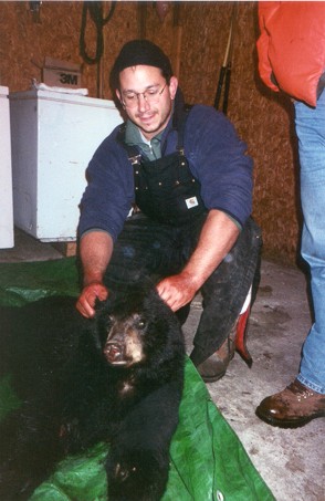 Image of son Jeff's first bear  2001.